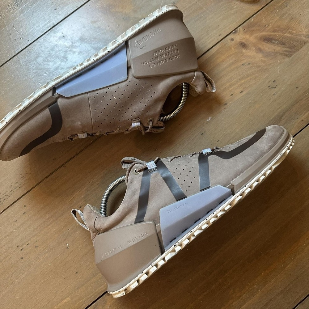 ECCO Biom 2.0 Shoes Womens Size‎ 8-8.5 Brown Leather PHORENE Natural Sneaker